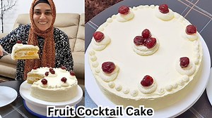 3.2M views · 40K reactions | NO OVEN Fruit Cocktail Cake Ingredients...