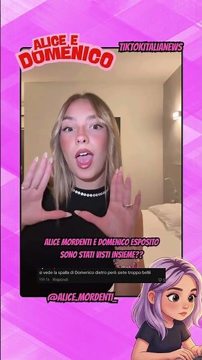 ALICE MORDENTI AND DOMENICO ESPOSITO SEEN TOGETHER #tiktok #foryou #webboh