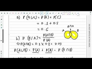 Q.NO.6-Union Rule, Conditional Probability, Mutually Exclusive & Independent Events & Venn Diagram.