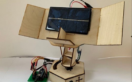 太阳能简单自动追踪器 Arduino