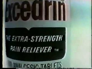 Excedrin ad, 1976