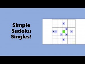Sudoku Singles! / Tutorial #5