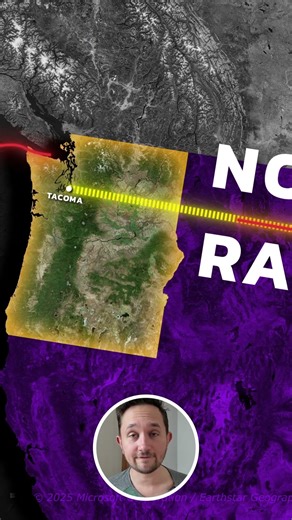 The OTHER Transcontinental Railroad 🤠🚂 #pnw #trains #geography #history