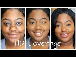 101 Full Coverage HD Foundation Routine | How to Cover Dark Marks, Acne Scars, Dark Circles