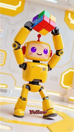 The Busy Little Robots 🚀#kidslearning #kidslearning #toddlershort #robotkids #kidsshortvideos #kids