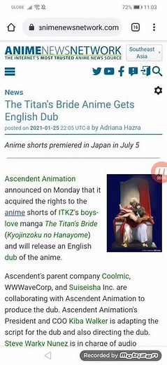 The Titan's Bride Anime Gets English Dub