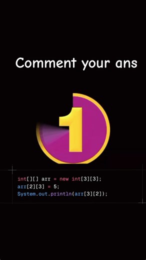 Multi-Dimensional Array Trap | Most Java Developers Get This WRONG! on their first try #shorts #010