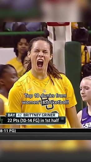 Top 10 Women's Basketball Dunks Compilation