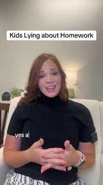 Why Kids Lie About Homework | Child Therapist Explains the Real Reason Behind Homework Battles