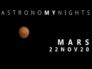 MARS 2020 : Video with 12 inch Newtonian Telescope of Mars - Skywatcher 300p Dobsonian