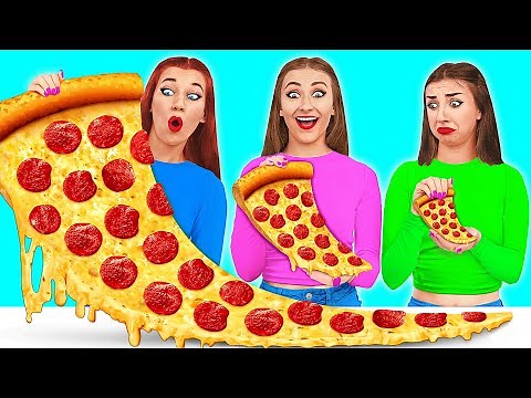 बिग, मध्यम और छोटी प्लेट चुनौती | खाद्य लड़ाई Multi DO Challenge