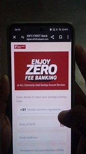 How to Open IDFC First Bank Account Online with Zero Balance | idfc bank account opening #idfc #bank