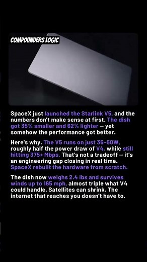 SpaceX Just Dropped Starlink V5! 🤯 (Faster & Lighter)