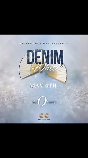 CC Productions Tysons on Sunday - Denim & White | SUN•MAY•04 | 4p-9p | @dj_franchise | @theolounge Denim & Whits is suggested but not mandatory | White Tees & Daisy Dukes Welcome | 💙🤍💙🤍💙🤍 | Cliff and Cle Productions