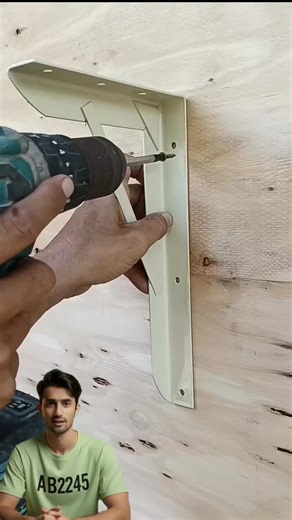 DIY plumb tool aligns brackets fast. ​#PlumbLine ​​#MeasureTwice | Ab2245