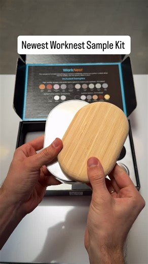 VersaDesk on Instagram: "Introducing our newest WorkNest Sample Kit — the complete set you need to design and customize your office space with confidence. From surface finishes to panel materials, every detail is included so you can visualize your perfect workspace before you build it. ✨ Ready to create an office that works for you? Explore the WorkNest Collection at VersaDesk.com. #WorkNest #OfficeDesign #Cubicles #MadeInUSA VersaDesk"