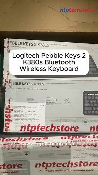 Logitech Pebble Keys 2 K380s Bluetooth Wireless Keyboard