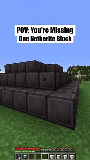 Minecraft POV: You're Missing One Diamond Block🤯 #minecraft #shorts | ACookieGod