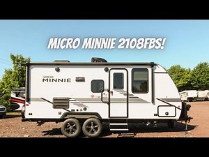 2021 Winnebago Micro Minnie 2108FBS! Couples Camper With Storage!