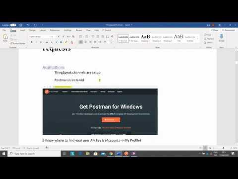 Sending HTTP Requests to ThingSpeak using urls and Postman simple tutorial.