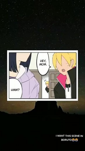 Emotional Scene from Boruto Featuring Hinata Hyuga and Himawari Uzumaki