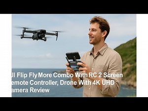 🛸 DJI Flip Fly More Combo With RC 2 Screen Remote Controller, Drone With 4K UHD Camera Review 🎥