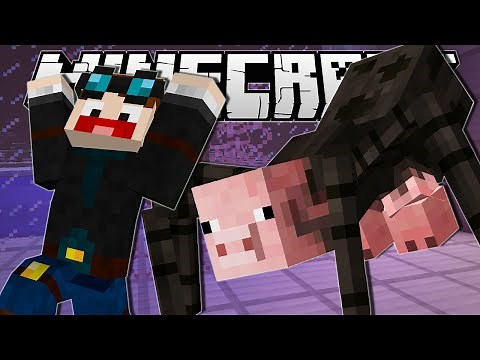 Minecraft | THE MUTANT SPIDERPIG!! | Custom Mod Showcase