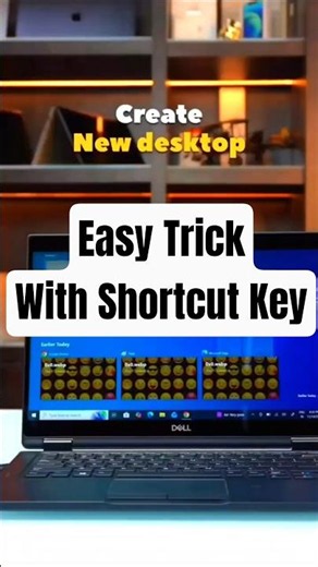 Create a New Desktop Instantly! Windows + Ctrl + D | PC & Laptop #shorts