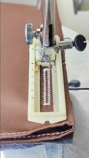 Sewing buttonhole pattern using a Janome sewing machine #sewingtechnique