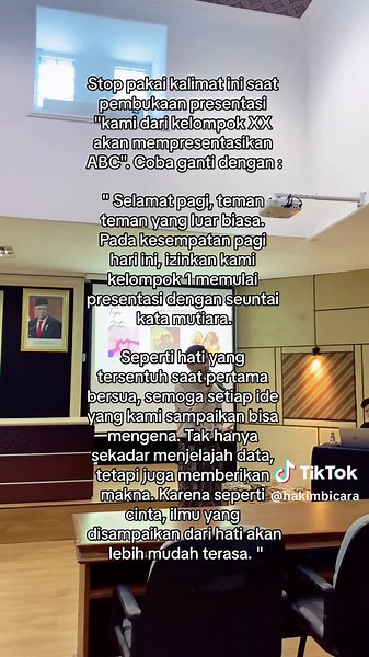 Ide Kata Kata Pembuka Presentasi yang Menarik