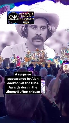 3.9K views · 125 reactions | A surprise appearance by Alan Jackson at the CMA Awards Jimmy Buffett tribute | Hawkeye | Facebook