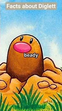 Diglett: The small Underground Enigma of Pokémon! 50#pokemon
