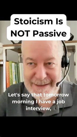 Philosophy Everyday on Instagram: "Stoicism is often misunderstood as passive or indifferent to life. In this clip, philosopher Massimo Pigliucci explains why Stoicism is not about giving up, but about focusing your effort where it actually matters for your judgments, values, and actions while accepting outcomes you don’t control. Using a simple job interview example, he shows how Stoicism can be used as a philosophy of agency. Full video link in the bio. #philosophy #stoicism #marcusaurelius #i