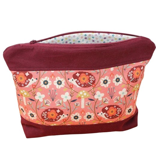 Hedgehog Zipper Bag Sewing Kit Ideal Sewing Gift, Suitable for Confident Beginners. Kit Includes Fabrics & Sundries to Make This Unique Bag. - Etsy