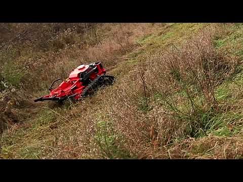 TK-44E Remote Control Slope Mower Handles Brush like a bush hog