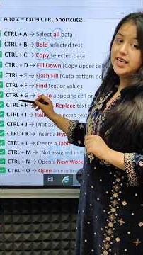 ✅A to Z Shortcut keys of Excel #excel #exceltips #exceltutorial #excelformula #excelcourses #live