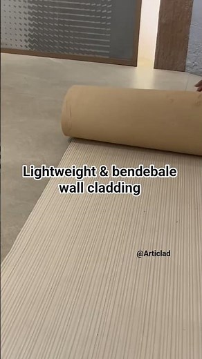 trending facade flexible material Bendable sheet #facadedesign #architecture #flexura #flexiblestone