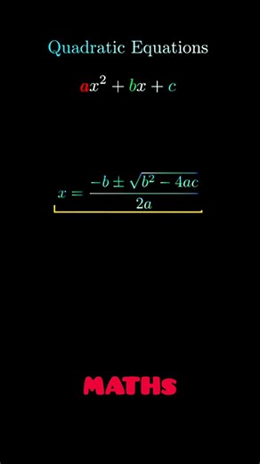 Quadratic Equation #algebra #education #easymath #fastmath #mathtricks #mathhacks #quickmath