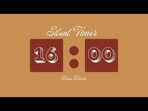16 Minute Silent Timer ⏱️ | Work • Study • Break • Workout