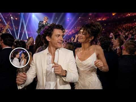 Zendaya & Tom Holland Go Romantic! Singing, Dancing & Sweet Kiss at Usher’s Las Vegas Concert