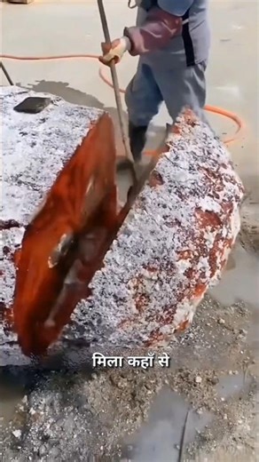 Turning red stone into a ball 💎 #shorts #ytshorts