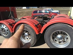 Peterbilt 359 Rebuild ep67 - new drive tires for old red