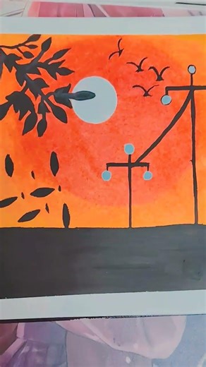 How to draw 🍁🍁 autumn 🍂 tree