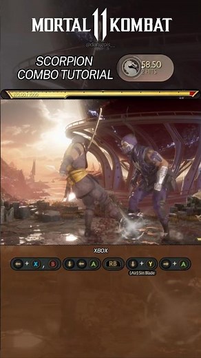 Scorpion Combo Tutorial MK11 for Xbox - 369.81 🔥