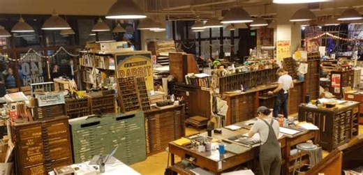 We spend so much time at, on, or under the printing presses through the summer that when fall comes around, we enjoy catching up with the @NashvilleScene’s readers and editors’ picks for best in the city. We’re forever humbled to find this great old print shop among the honorees this year. Thank you, thank you, thank you! | Hatch Show Print
