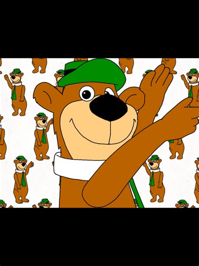 Boomerang Dancing Yogi Bear and Huckleberry Hound