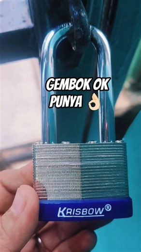 Gembok krisbow #gembok #gembokantimaling #gembokalarm #gembokpager #gembokcakram #gembokantikarat