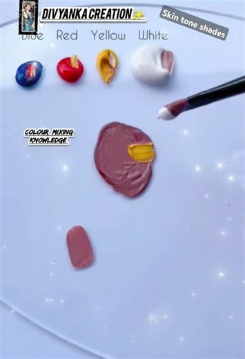 color mixing chart #watercolor #mixingchart #challenge #art #colors #shorts #mix #Divyanka creation