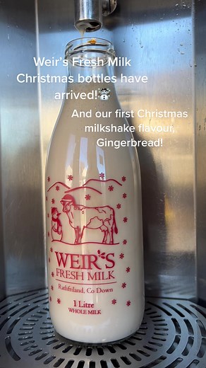 Weir's Fresh Milk Christmas Bottles & Flavors