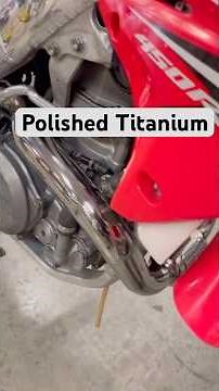 You can polish titanium